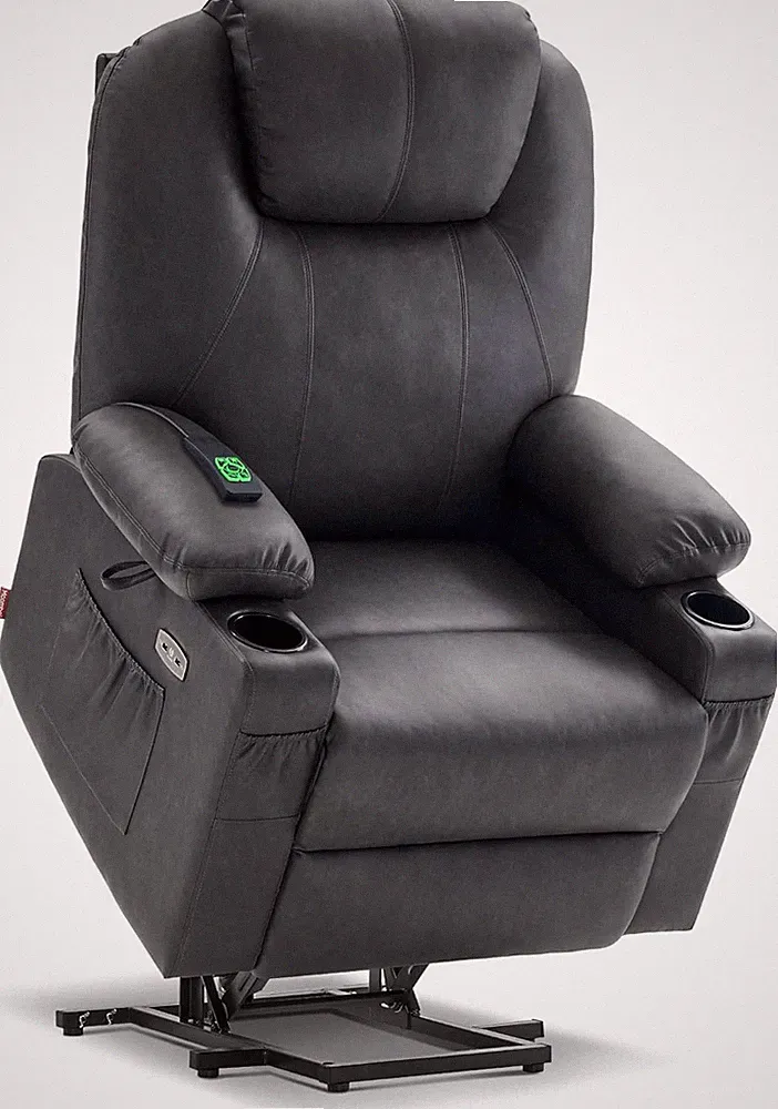 Dual Motor Large Power Lift Recliner Chair for Elderly, Lay Flat Lift Chair with