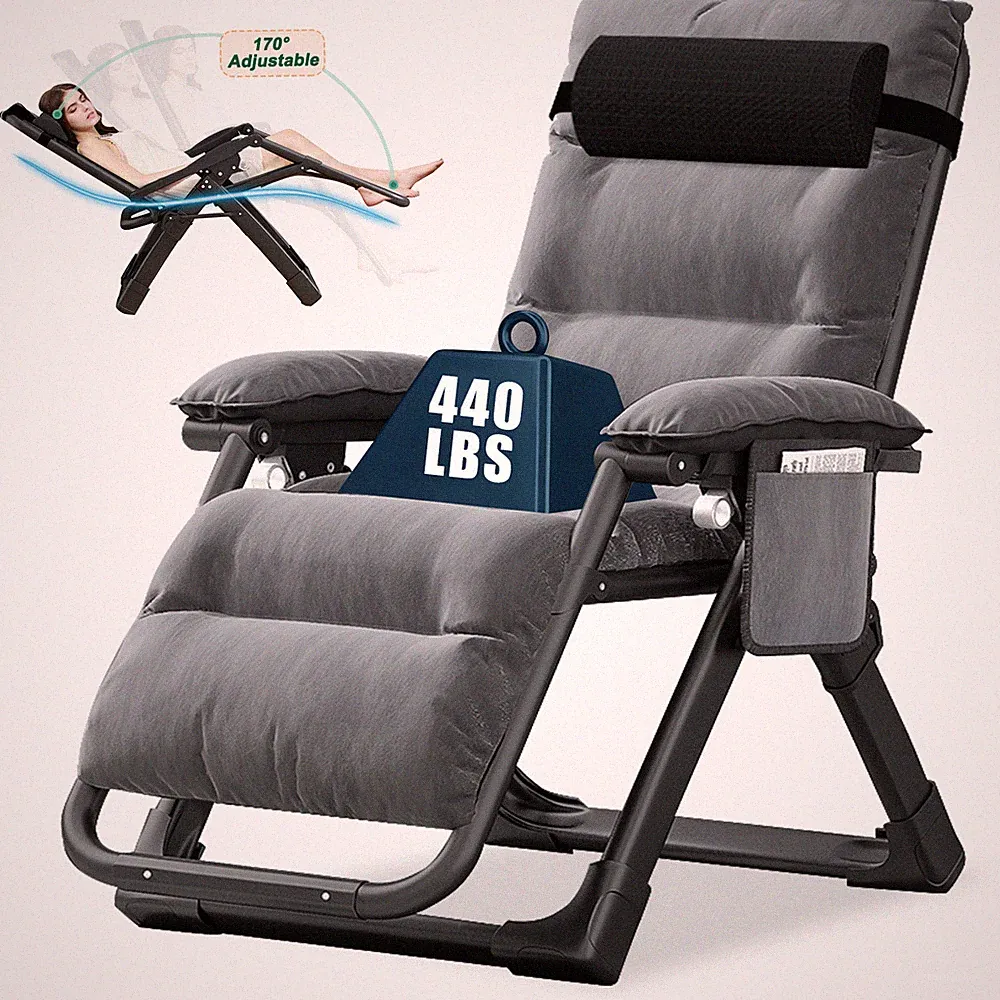 Lilypelle Zero Gravity Chair Outdoor Lawn Recliner Folding Portable Chair Lounge
