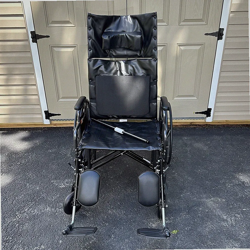 NEW Bari+Max Bariatric Reclining Wheelchair 24”Elevating Leg Rest 15015-24DELR
